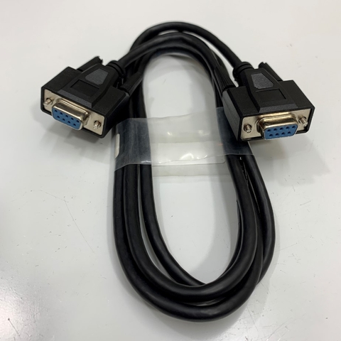 Cáp IQNCCNMC Null Modem Cable Dài 1.8M 6ft RS232 Shielded DB9 Female to Female For Hệ Thống Tưới Nước Sân Vườn Rain Bird IQ™ Network Communication Cartridge witch PC Computer
