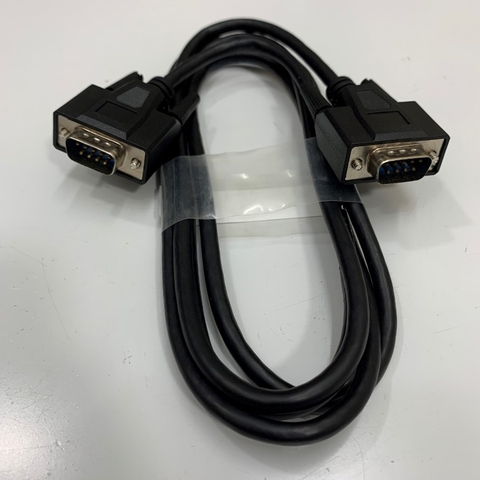 Cáp RS-232C Serial DB9 Male to Male Dài 1.8M 6ft Shielded Cable For Cân Điện Tử CAS XE-600HR, CAS XE Series Industrial Weiching Machine and Thermal Receipt Pinter POS-5870 Interface RS232