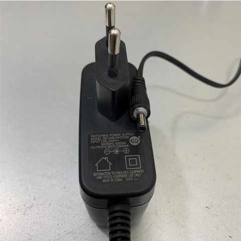 Adapter 5V 2A S012WV0500200 Connector Size 3.5mm x 1.35mm