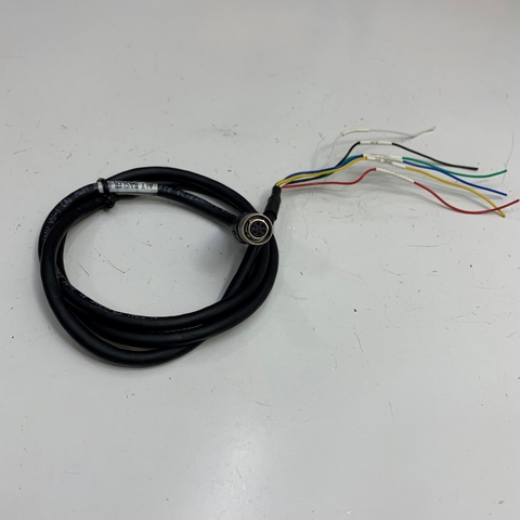 Cáp 1M 3.3ft MV-ACP-H6P-Open-ST-1M Power & I/O Cable Connector Hirose HR10A-7P-6S(73) 6 Pin Female to 6 Core Open For Industrial Camera Power Trigger I/O Signal Cable