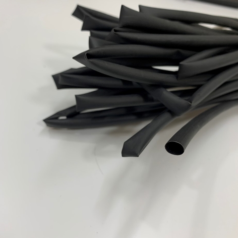 Ống Co Nhiệt Cách Điện PVC Heat Shrink Tubing Black 125℃ VW-1 DRS Ф6/3 Length 1M