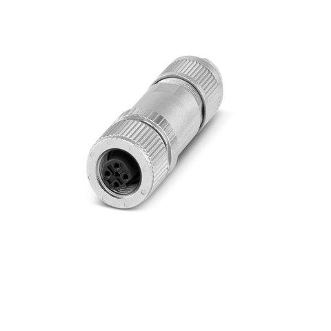 Đầu Jack Phoenix Contact Data Connector M12 B-Coded 2 Pin Female SACC-M12FSB-2PL SH PB Gold Plated Screw Terminal Straight For Industrial Sensor Cable M12 Connector Circular