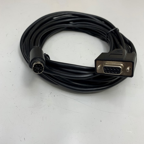 Cáp 7M 23ft RS232 Communication PMC-310S Cable Shielded Mini Din 6 Pin to DB9 Female For LS eXP40 eXP60 XGT HMI Panel witch PLC LS XGB Series
