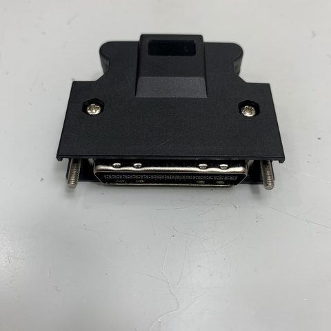 Đầu Jack Original SCSI MDR Connector 50 Pin CN1 Servo Plug Gold Plated MDR 50 Pin Male With Screw SCSI CN Connector Cable Wire Solder Type Shell