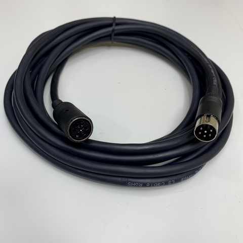 Cáp 5M 17ft Microphone DCN Extension Bosch LBB 4116/05 Connector 6 Pin DIN Plug Male to Female Cable LS For Hệ Thống Âm Thanh Hội Thảo Kỹ Thuật Số CCS 1000 D Compact Digital Discussion System