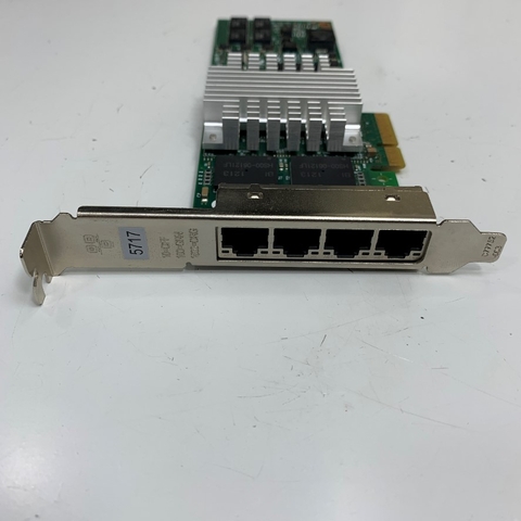 Card Mạng IBM 00E0838 4 Port 1Gb Base TX PCI-E X4 Gigabit Adapter Chipset Intel® PRO/1000 PT Ethernet For Basler GigE Cameras, Industrial PC, Desktop Computer GigE Interface, Ethernet Server Adapter