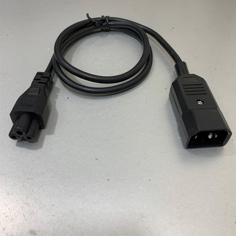Dây Nguồn Cắm UPS PDU Cho Xạc Máy Xách Tay AC Power Cords Cables IEC 320 C14 to C5 Connectors 10A 2.5A 250V 3x0.75mm Length 1.8M