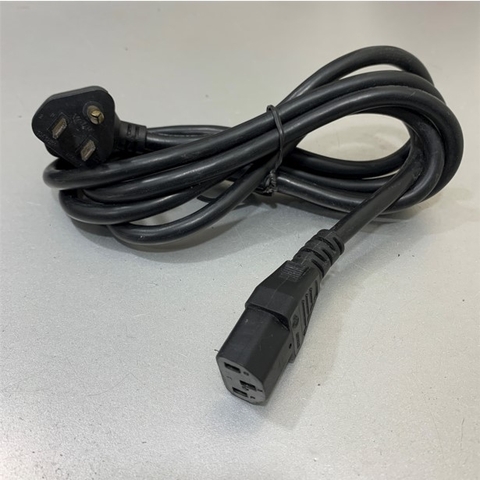 Dây Nguồn Volex US515RP Right Angle Male/Female NEMA 5-15P to C13 AC Power Cord 125V 10A 3x0.824mm² 18AWG H05VV-F Cable OD 7.9mm Length 1.8M