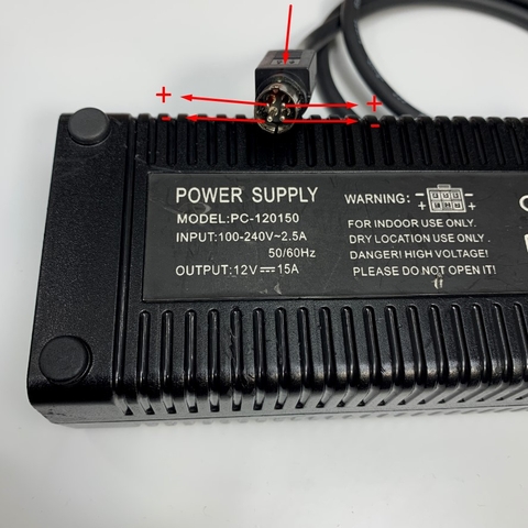 Adapter 12V 15A 180W PC-120150 OEM Thay Thế FSP150-AHAN1 12V 12.5A 150W Connector Tip Size 4 Pin Mini Din 10mm Plug For TS-412 TS-410 Turbo NAS