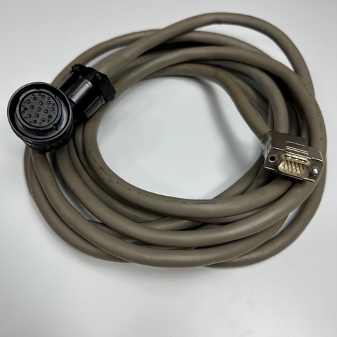 Cáp 10M 33ft DBEL-15-10-BF-0100 Cable Connector YD28-15 15 Pin Female to DB15 HD VGA Male Metal For INVT SV-DA200 Series Servo Motor Coding Line