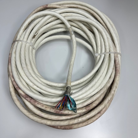 Cáp 22M 73ft Shielded Power Supply Signal MADISON 25 Core x 0.34mm² 22AWG 80℃ 300V OD 12mm For GE Light Speed VCT 64 Slice CT Scan Control Cable