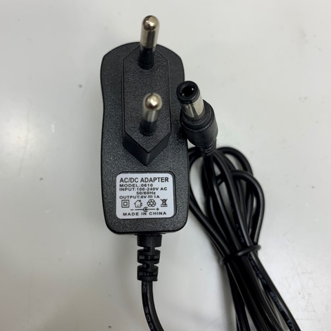 Adapter 6V 1A Power Supply 0610 Connector Size 5.5mm x 2.5mm