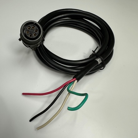 Cáp 1.6M 5.3ft Cable Connector Amphenol MS3106A 14S-6S 6 Pin Female to 4 Core Flying Leads Motor Connector Cable