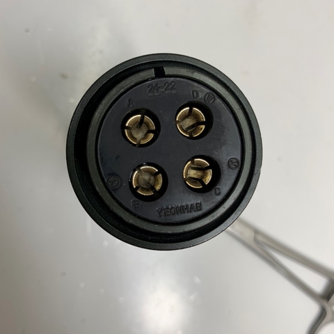 Đầu Jack Original YEONHAB 24-22 4 Pin Female Circular Connector KS Plug 4 Way Socket Servo Motor Power Cable