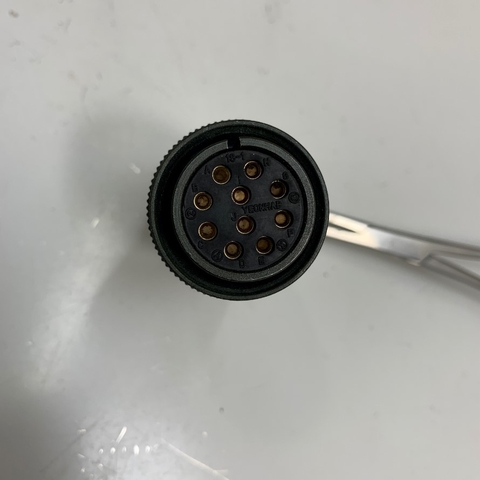 Đầu Jack Original YEONHAB 18-1 10 Pin Female Circular Connector CBL Plug 10 Way Socket Servo Motor Signal and Power Cable