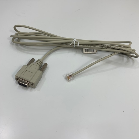 Cáp Lập Trình RS232 RJ11/RJ12 6 Pin 6P6C to DB9 Female Communication Cable 10 Feet Dài 3M For PLC KEYENCE KV Series and HMI Weinview/Weintek cMT Series MT-iE MT8073iE MT8102iE