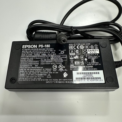 Adapter 24V 2.1A 50.4W EPSON IEC C14 Plug DC Power Connector Tip Size 5.5mm x 2.5mm