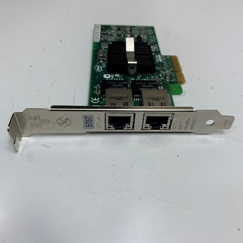 Card Mạng Intel(R) PRO/1000 PT Dual Port Network Adapter PCI-E X4 to 2 Port RJ45 Gigabit Ethernet Chipset Intel Part Number CPU-D49919(B) For Server, Industrial PC, Desktop Computer