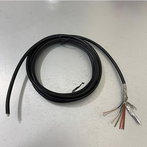 Dây Cáp Hàn Và Đấu Mạch Điều Khiển Tín Hiệu Chống Nhiễu FSK-603 SIGNAL 6 Core 6x0.3mm² 80V Cable OD 6.8mm Black Length 1M