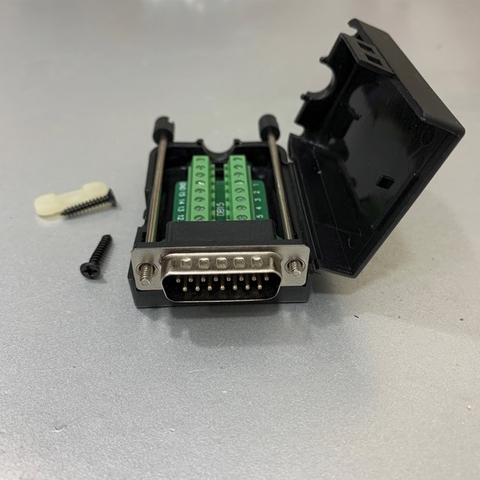 Rắc Cắm Mô Dun Bắt Vít Khối DB15 15-Pin Male D-SUB 2 Row Adapter Signals Module RS232 Serial DTE to Termina
