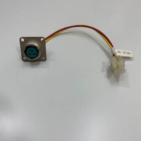 Dây Nguồn JAE SRCN2A13-3S Circular Connector 3 Pin Female to Molex 2 Pin Female 10A 250V Dài 15Cm