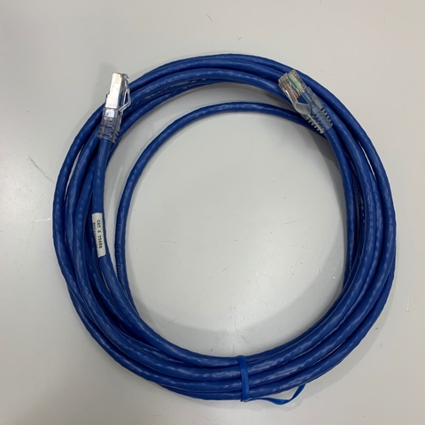 Cáp Mạng Chéo PANDUIT UTP CAT6 RJ45 Patch Cord Crossover Cable Gigabit PVC 24AWG Blue Length 5M For Thiết Bị Công Nhiệp, Viễn Thông Industrial Ethernet Telecommunication