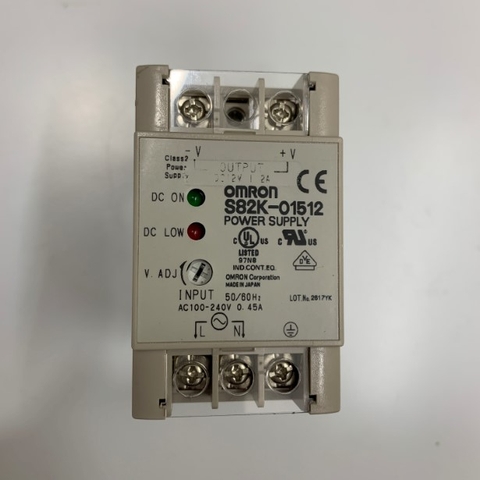 Bộ Chuyển Đổi 12V 2A OMRON S82K-01512 Switch Mode Power Supply 100-240 VAC 50/60 Hz 0.45A