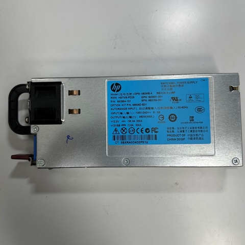 Nguồn Máy Chủ HPE DPS-460MB 460W 100V-240V AC Common Slot Power Supply Kit For HP Proliant Servers G8