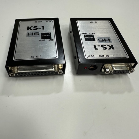 Bộ Chuyển SACOM KS-1-HS RS232C to RS422C Connector DB9 Female to DB25 Female For Industrial RS232/RS485/RS422 Serial Converters