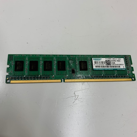 Bộ Nhớ Ram 2G DDR3-1600 Memory Kingmax FLGE85F-C8KLB For Desktop Computer HP Dell Lenovo Acer and Industrial Computers