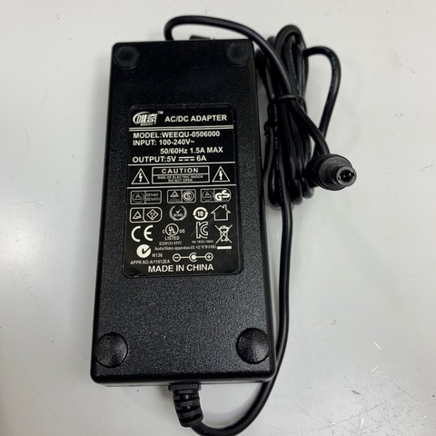 Adapter 5V 6A WEEQU OEM Thay Thế XXK-0550 5V 5A Connector Tip Size 5.5mm x 2.5mm