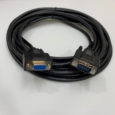 Cáp RS232 Extension Serial DB9 Male to Female Cable Shielded Dài 3M For Trung Tâm Điều Khiển Báo Cháy Điến Computer For Industrial Fire Alarm Control Panel