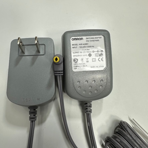 Adapter 6V 0.7A OMRON OEM Thay Thế A-4573-50 IPX4 LIXIL EUDJ+06060-1000 EU Plug Connector Tip Size 4.0mm x 1.7mm For Vòi Chậu Lavabo Cảm Ứng INAX LIXIL AM-321TCV1