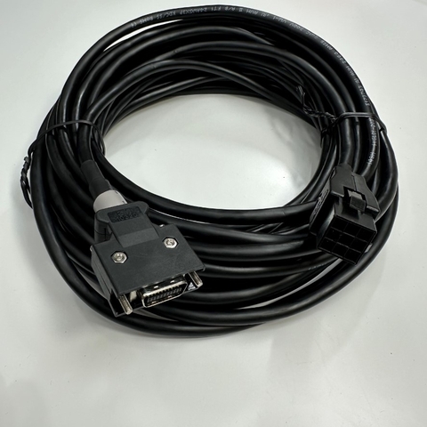 Cáp 10M 33ft MR-JCCBL10M-L Cable Connector MDR 20 Pin Male to 1-172161-9 9 Pin Male Pitch 4.14mm For Mitsubishi AC Servo Drive MR-J2S Series