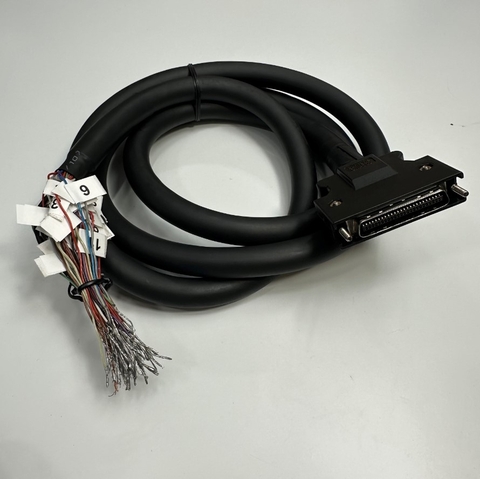 Cáp MR-J3CCN1CBL10M Dài 10M 30ft Connector Suntone SCSI MDR 50 Pin Male to 50 Core Bare Wire Open End Cable Hitachi 50 Core x 0.25mm² OD 13mm For Mitsubishi Servo CN1 Connection Terminal with Control
