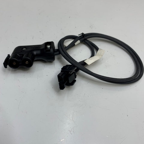 Cáp 0.5M REMA Plug PA6 V0 150V 80A 2 Pin Male Industrial Power Connector Plug EP 00 122 522.6-2308 to 2 Pin Connector