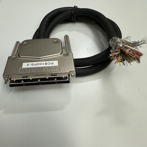 Cáp 0.7M 2.3ft CONTEC Connector HONDA JAPAN SCSI VHDCI 100 Pin Male Pitch 0.8mm to 100 Core For EPD-100A Screw Terminal