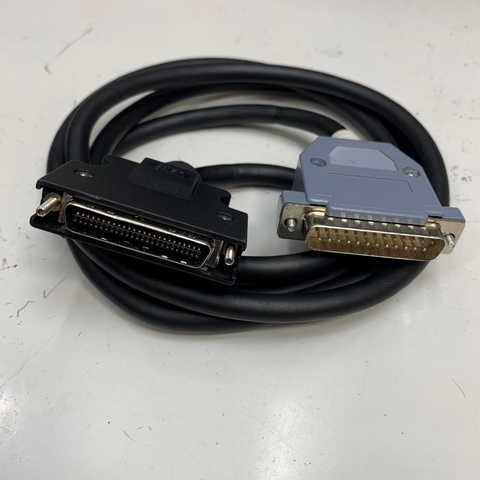 Cáp 1.6M 5.3ft DB25 Male to MDR 50 Pin Male Cable 8x2x0.14mm² 26AWG 300V OD 8.5mm For Servo Motor Encoder Cable