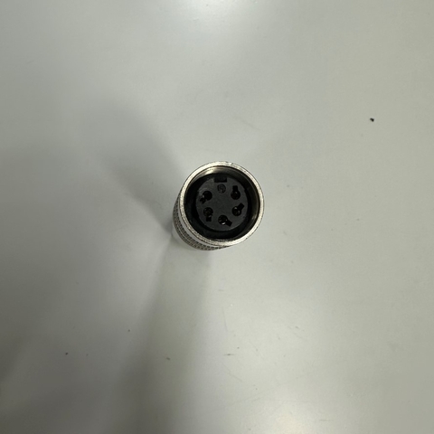 Đầu Jack Connector Binder M16 5 Pin Female A-Code Screw Contacts 300V 5A Type Gold Plated For Servo Drive Encoder, Control Cable and Data Power, System Sensor