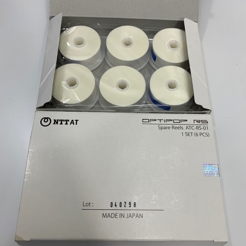 Giấy Vệ Sinh Làm Sạch Đầu Cáp Quang ATC-RS-01 NTTAT Optipop Cleaner Spare Reels For Fiber Connector Cassette Cleaner 1 SET (6 PCS) in JAPAN