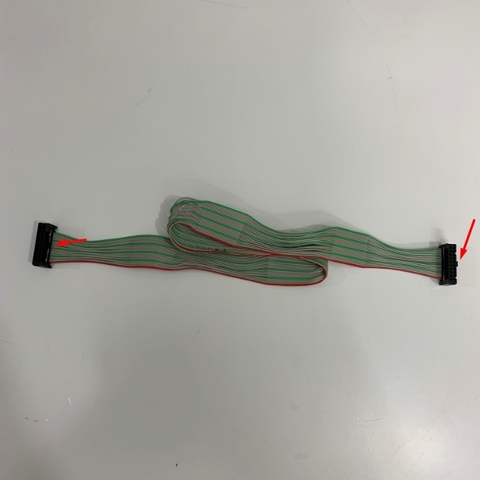 Cáp Bẹ Nhiều Mầu MIL20M-M-F500 Hirose Electric HIF3BA-20D-2.54R IDC 20 Pin Flat Rainbow Ribbon Cable 20 Wire Dài 0.5M Pitch 2.54mm Type A Cable Pitch 1.27mm