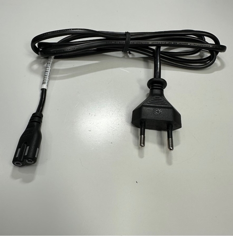 Dây nguồn 1.5M 5ft Longwell LP-21 LS-7P AC Power Cord Europe Schuko CEE 7/16 Plug to C7 2.5A 250V Cable 2x0.75mm² 18AWG H03VVH2-F 300V