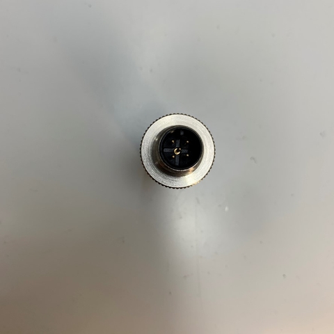 CAZN Jack Connector M12 5 Pin Male A-Coded 120Ω Gold Plated Screw Terminal Straight For Circular Industrial M12 Connector