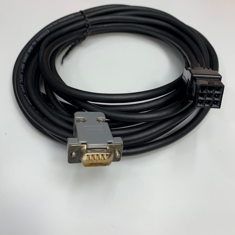 Cáp 3M 10ft Delta Encoder Cable ASDBCAEN0003 Connector 1-172161-9 9 Pin to DB9 Male Cable For Delta Servo Drive witch AC Motor Delta