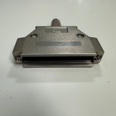 Vỏ Ốp DDK 17J-37 Connector Plug Metal Shell Silver For D-Sub DB37 37 Pin Plastic Hood Cover For DB37 2 Row, HD62 3 Row Hood Kit
