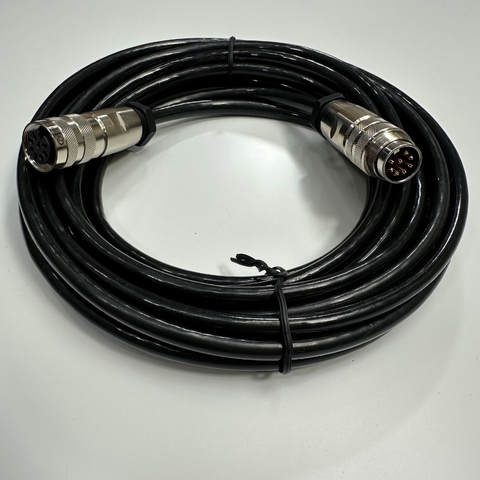 Cáp 5M 17ft Cable AISG M16 8 Pin Male to Female ACE Technologies 36E-00017(A) For RET Control Cable MCU to RCU Antenna Line Devices