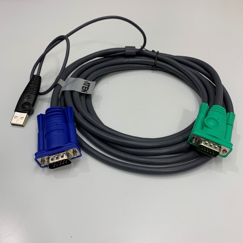 Cáp Điều Khiển ATEN 2L-5203U 3M USB KVM Computer Cable with 3 in 1 SPHD For KVM Switch ATEN CS-1708, CS1716 in Taiwan