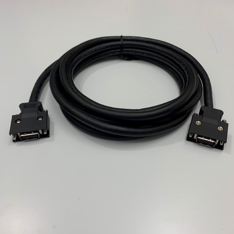 Cáp MR-J2HBUS3M Dài 3M For Mitsubishi J2S-B Servo Drive Communication Cable SCSI MDR 20 Pin Male to Male