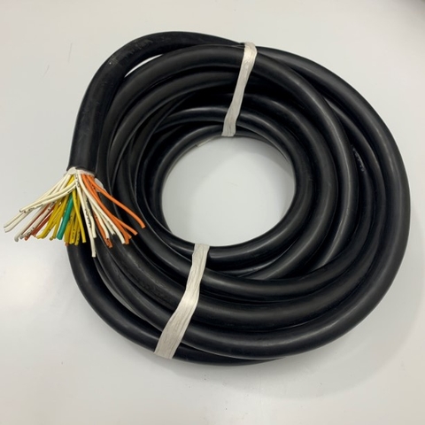 Cáp Tín Hiệu Điều Khiển 37 Cores x 0.75mm² PVC Electric Cable 17AWG 300V Control Cable OD 18mm Dài 1M For ứng dụng để làm đường truyền CAN BUS trong máy hàn