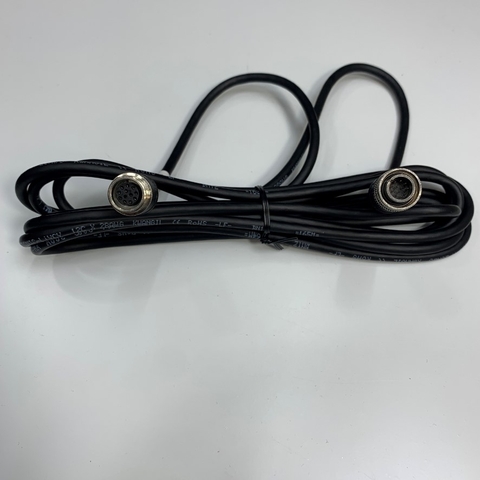 Cáp 3M 10ft Cable Hirose HR10A-10WTP-12P(73) 12 Pin Male to HR10A-10TR-12S(73) 12 Pin Female Connector Plug Socket 12 Pin For Keyence Basler AVT CCD Industrial Camera